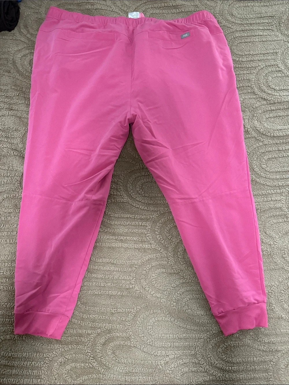 Figs Bright Pink Men's Drawstring Joggers